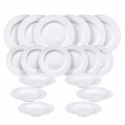 Tognana Porcellane MF070180000 servizio da tavola 18 pz Porcellana Bianco - Vista aggiuntiva 2