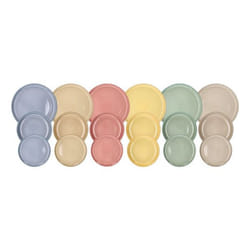 Tognana Porcellane UR17018M288 servizio da tavola 18 pz Porcellane dure Colori assortiti