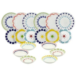 Tognana Porcellane MC070186246A servizio da tavola 18 pz Porcellana Multicolore