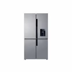 GRF CA91834DX, Libera installazione, Porta francese, Acciaio inox, LED, Vetro temperato/Alluminio, 560 L