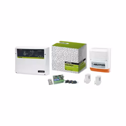 KPROTEC4 Kit composto da: 1 x PROTEC4 – CENTRALE ANTIFURTO 3 ZONE + 24H 1 x SA310 – SIRENA AUTOALIMENTATA PER ESTERNO 2 x IRI ...