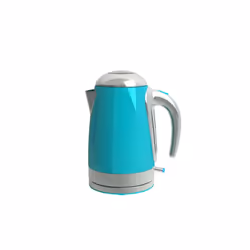 ViceVersa 75053, 1,7 L, 2200 W, Turchese, Acciaio inox, Indicatore del livello dell'acqua, Senza filo