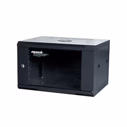 Mach Power AR-1264WB, Da parete, 6U, Lucchetti, 16 kg, Nero