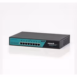 Mach Power NW-SP8-002, Non gestito, Fast Ethernet (10/100), Full duplex, Supporto Power over Ethernet (PoE)