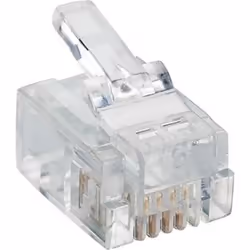 Mach Power CV-LAN-054, RJ-11, Translucent, Cupronichel, 50 pz