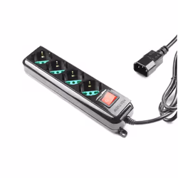 Mach Power MP-SL3004-IEC, 1,5 m, Interno, 1 mm², Nero, 4 presa(e) AC, 250 V