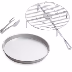 Kit Barbecue Griglia Barbecue Ø 37 cm e Accessori Alfa L’unione di diversi tipi di cottura ci permette di realizzare delle ot ...