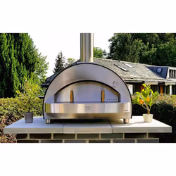 Forno a Legna da Esterno 108x91x115,7 cm Alfa 4 Pizze Diamond Grey