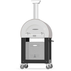 Base per Forno a Legna per Pizza da Esterno 5 Minuti con Ruote Alfa Forni - Colore: Black