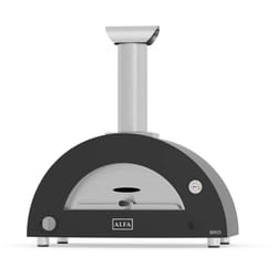 Forno per Pizza a Gas da Esterno Giardino Ibrido Brio Ibrido Alfa Forni - Colore: Silver Black