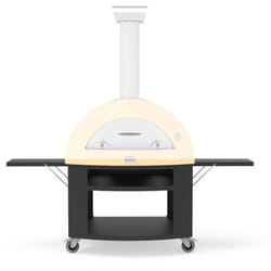 Alfa - Base Forno a Legna per Pizza da Esterno Allegro Giallo Nero Forni
