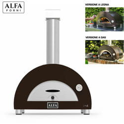 Forno per Pizza Portatile Acciaio da Esterno a Legna Gas Portable ONE Alfa Forni - Tipo di alimentazione: A gas