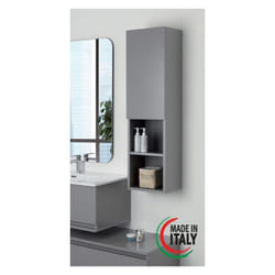 Pensile da bagno sospeso grigio 30x115cm Pastello Feridras