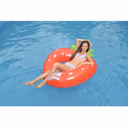Ciambella fragola gonfiabile Ideale per il mare e per la piscina rende la vostra estate colorata e divertente. Fabbricato in  ...