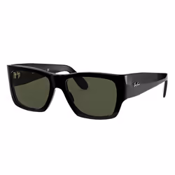 Ray-Ban NOMAD LEGEND GOLD, Adulto, Unisex, Quadrato, Nero, Lenti senza polarizzazione, Acetato