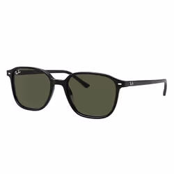 Ray-Ban LEONARD, Adulto, Unisex, Quadrato, Nero, Lenti senza polarizzazione, Acetato