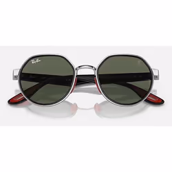 Ray-Ban RB3703M SCUDERIA FERRARI COLLECTION occhiali da sole Rotondo - Vista aggiuntiva 5