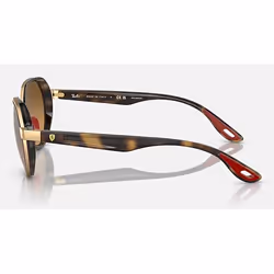 Ray-Ban RB3703M SCUDERIA FERRARI COLLECTION occhiali da sole Rotondo - Vista aggiuntiva 3