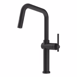 Gessi 60652, Estraibile, Nero, Leva sanitaria, Singolo, 299 - matte black, Type U