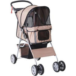 Pawhut - Passeggino per Cani Pieghevole Carrello per Animali Domestici