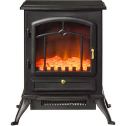 Camino Elettrico da Terra Effetto Fiamma Potenza 1000W/2000W Vetro abs - Homcom