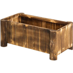 Outsunny - Portapiante Fioriera da Esterno Rettangolare in Legno