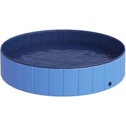 Pawhut - Piscina Vasca da Bagno Portatile Pieghevole per Cani in pvc