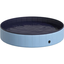 Pawhut - Piscina Vasca da Bagno Portatile Pieghevole per Cani Animali