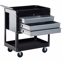 Descrizione: Carrello portautensili professionale perfetto per l'uso in garage, officina o in casa. Realizzato in lamiera d'a ...