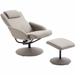 Descrizione: Concediti un momento di relax con questa comodissima poltrona HOMCOM! L'angolo di reclinazione fino a 145° e il ...
