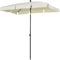 Ombrellone da Giardino Rettangolare,Inclinazione Regolabile - Outsunny
