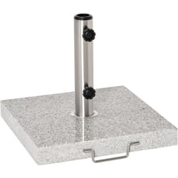 Outsunny - Supporto Base Per Ombrellone da Giardino in Marmo Peso 25kg