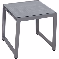 Descrizione: Tavolino Outsunny dal design elegante ideale per giardino, balcone, patio, ecc. Il rivestimento in rattan è resi ...