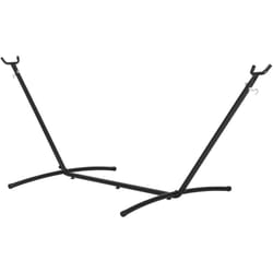 Outsunny - Supporto per Amaca Regolabile 280x120x110cm Nero