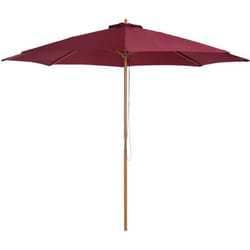 Ombrellone da Giardino con Palo in Legno e 8 Stecche - Outsunny