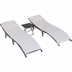 Descrizione: Aggiungi un tocco di stile ai tuoi spazi all'aperto con il set da giardino da 3 pezzi Outsunny! Tutti gli elemen ...
