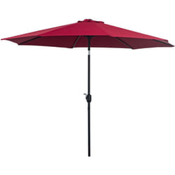 Outsunny - Ombrellone da Giardino 3x2.5 m Inclinabile in Metallo e Poliestere