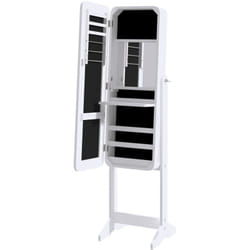 Homcom - Armadio Portagioie Portagioielli con Illuminazione led e Specchio