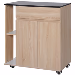 Descrizione: Questa versatile credenza cucina salvaspazio a di HOMCOM è un complemento perfetto per la tua casa. Con 1 piano ...