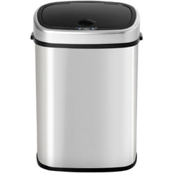 Cestino Bidone Pattumiera con Coperchio a Sensore Cucina Bagno 58L - Homcom