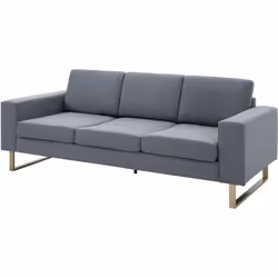Descrizione: Questo elegante divano a 3 posti HOMCOM sarà una splendida aggiunta alla vostra casa. Oltre ad essere un ottimo ...