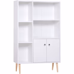 Descrizione: Archivia e organizza i tuoi libri in modo gradevole e appariscente grazie a questa elegante libreria di HOMCOM. ...