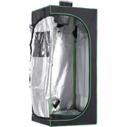 Outsunny - Tenda da Coltivazione Idroponica in Mylar e Oxford 600D per Riflettere