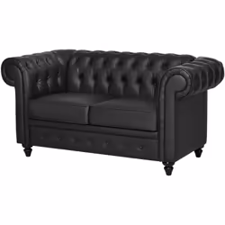 Descrizione: Lasciati avvolgere dal comfort del divanetto da salotto HOMCOM, un perfetto mix di eleganza Chesterfield e desig ...