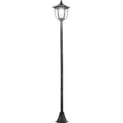Outsunny - Lampione da Esterni con 6 Luci Led e Pannelli Solari Durata 6 Ore