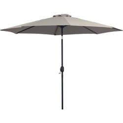 Outsunny - Ombrellone da Giardino 3x2.5 m con Manovella e Inclinabile