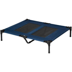 Letto Rialzato per Cani fino 30kg, Campeggio, Impermeabile 91.5x76.2x18 - Pawhut