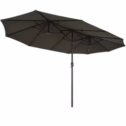 Descrizione: Questo ombrellone doppio Outsunny renderà rilassante ogni tuo pomeriggio in giardino. Perfetto anche per bar, ri ...