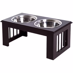 Descrizione: Rendi confortevole ogni pasto dei tuoi animali con questa ciotola per cani rialzata di PawHut. Realizzata in MDF ...
