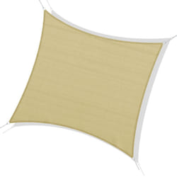 Tenda Parasole Quadrata in hdpe Outsunny Protezione Raggi uv 95% 360x360cm